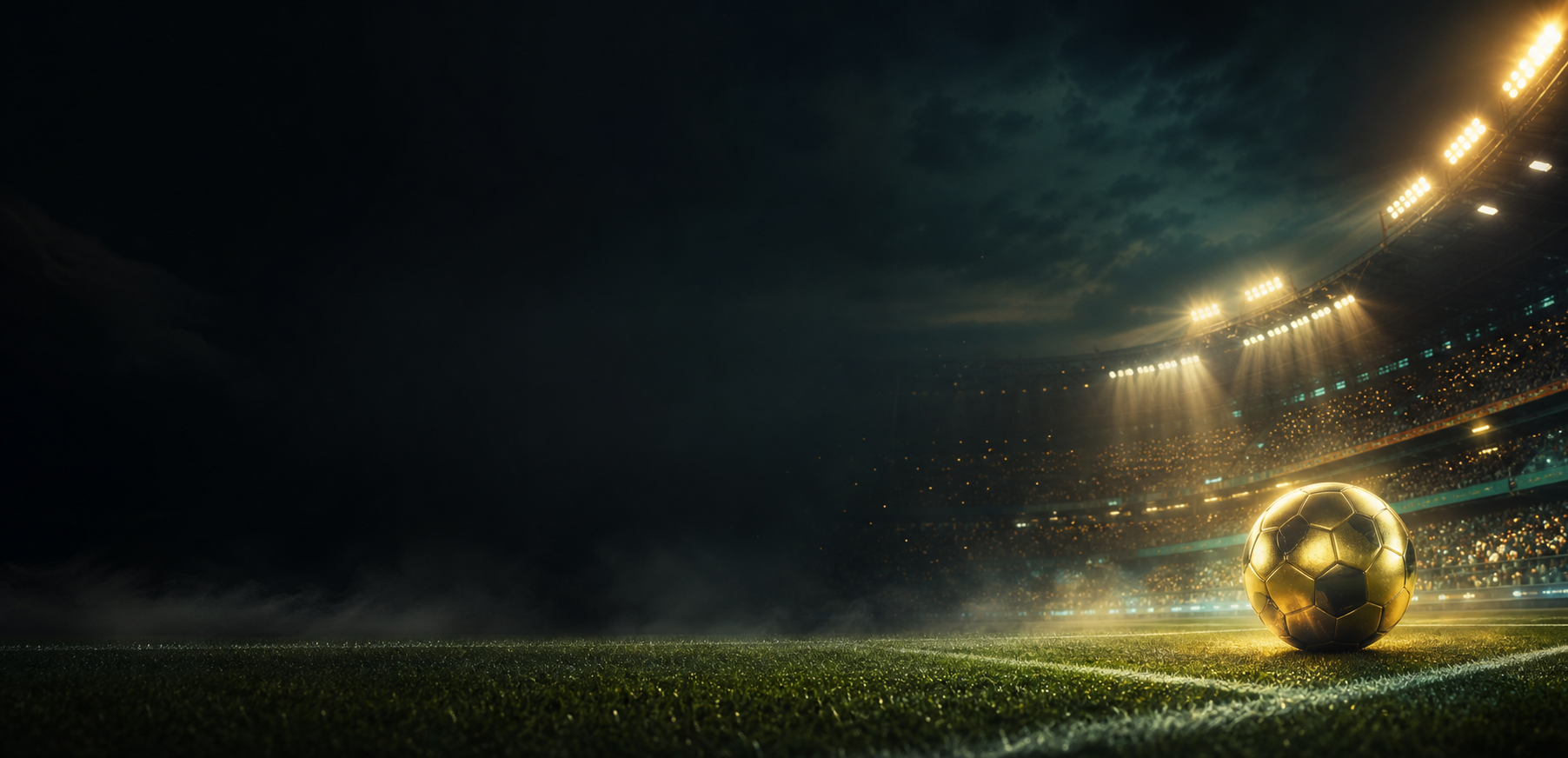 Football stadium spotlight background